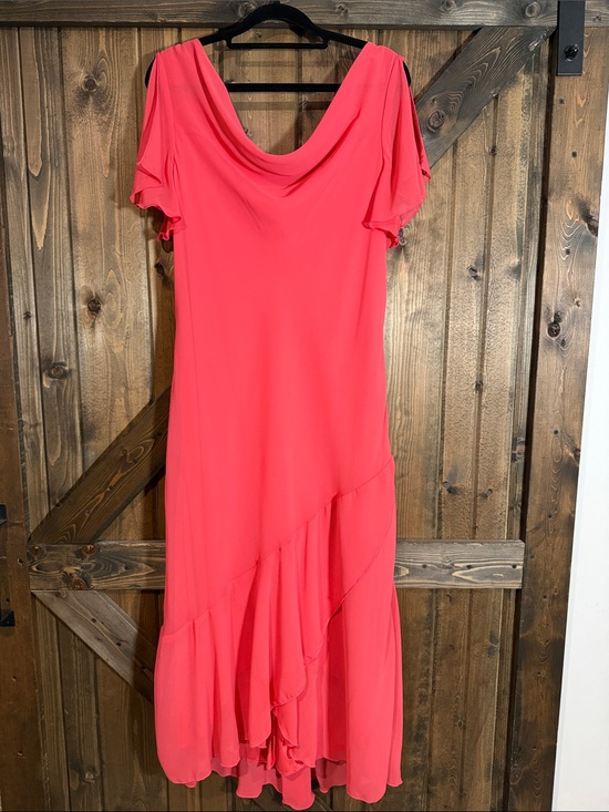 Jessica Dresses & Skirts - Jessica Coral Pink High-Low Dress